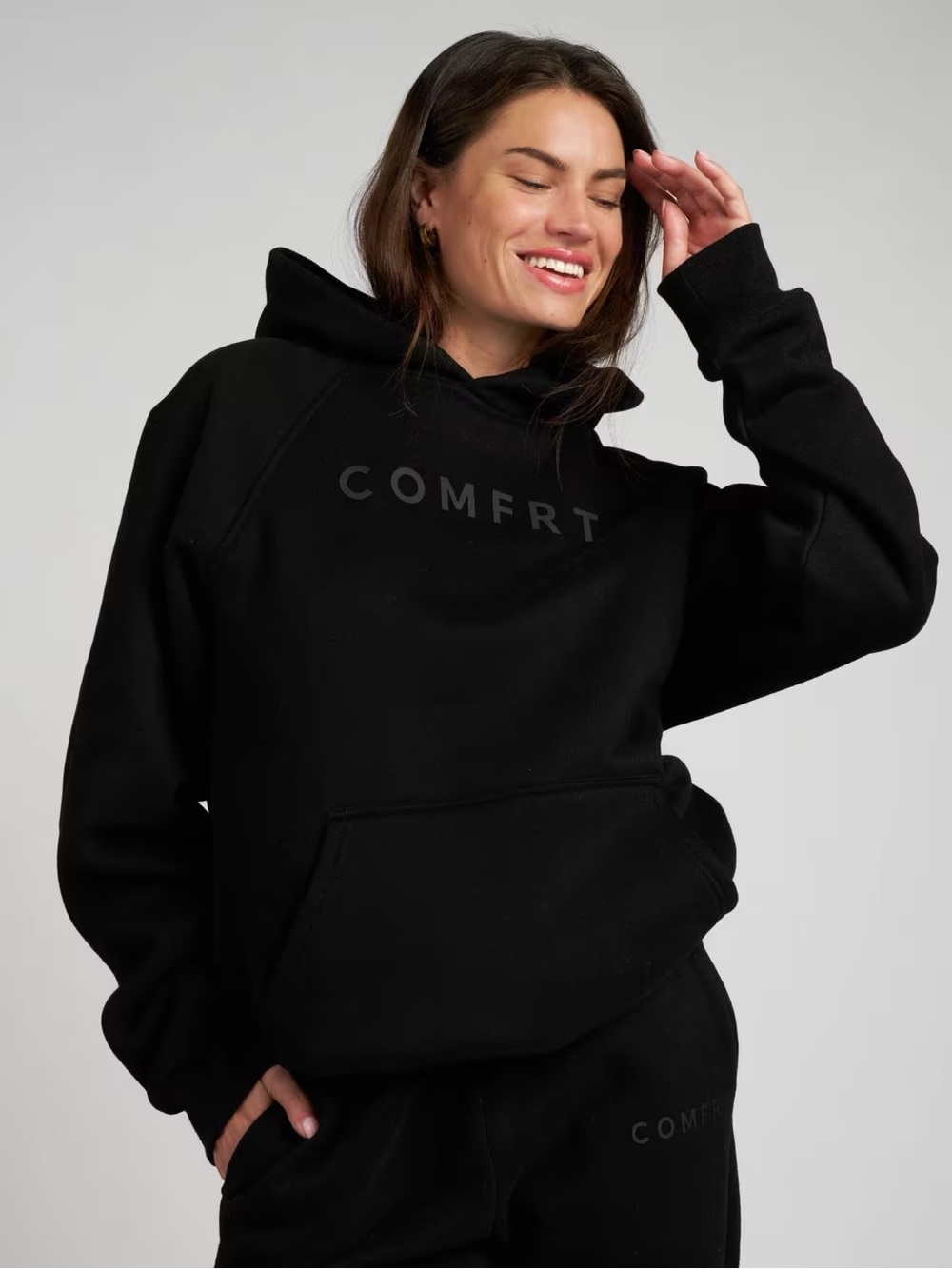 Comfort Pullover Hoodie - Black